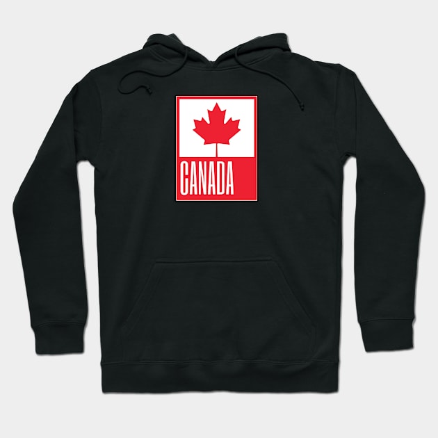 Canada Country Symbols Hoodie by kindacoolbutnotreally